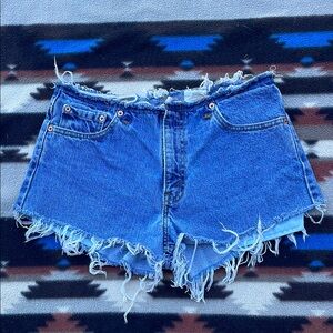Vintage cut off Levi shorts